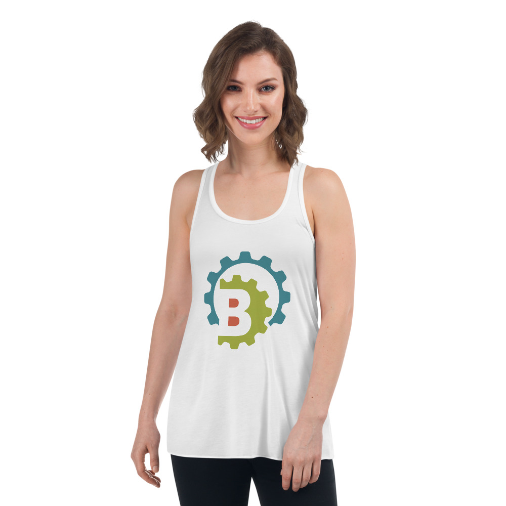 womens flowy racerback tank white front 603af0ff64ccc