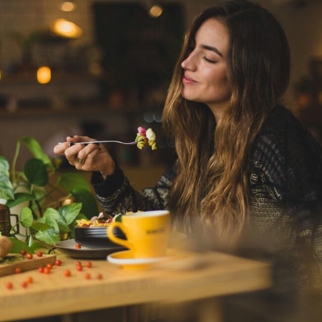 woman enjoying healthy food pablo merchan montes Orz90t6o0e4 unsplash